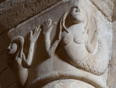 Parthenay le Vieux (79), sirènes à la croisée du transept
