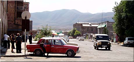 Sisian, la rue principale