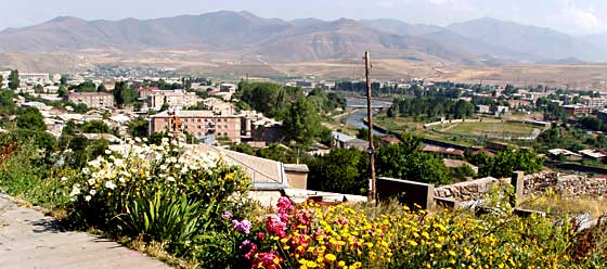Une vue de Sisian Une vue de Sisian