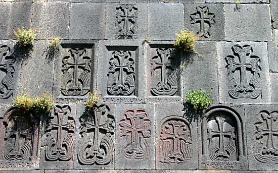 Tegher, façade ouest de l'église