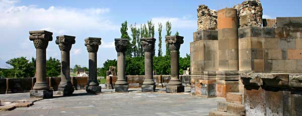 Zvartnots, les ruines Zvartnots, les ruines