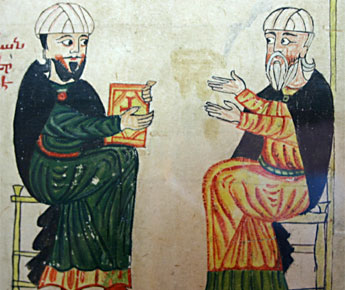 L'enseignement dans une école médiévale
