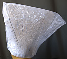 Fond en tulle monté