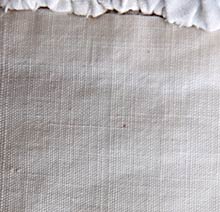 Détail d'un tissu de percale