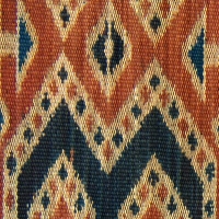 Ikat chaîne, coton