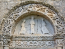 Arcade latérale, transept nord, trois apôtres