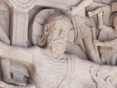 Beaulieu sur Dordogne (19), visage du Christ