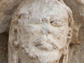 Argenton les Vallées (79), visage du Christ époux